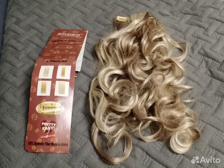 Волосы на заколках