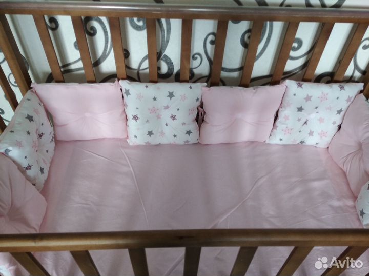 Бортики в детскую кроватку