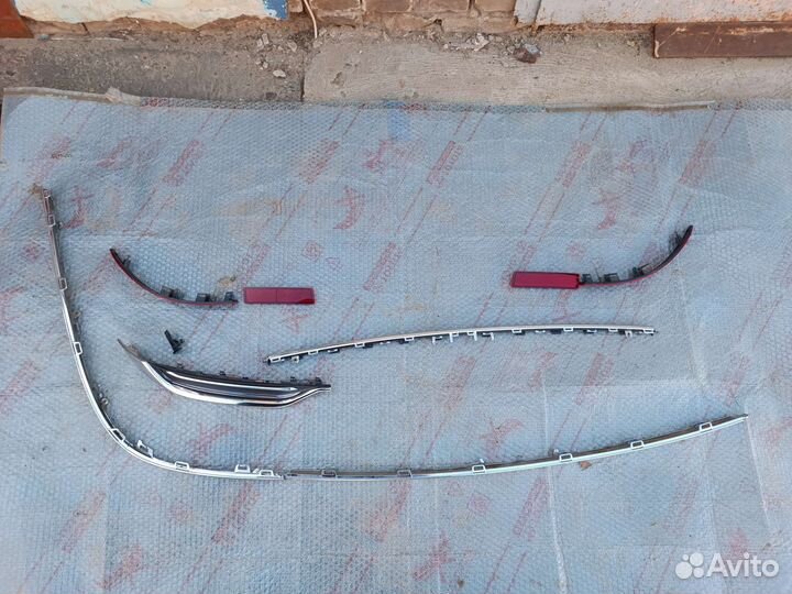 Юбка заднего бампера Ауди А8Д5 AudiA8D5