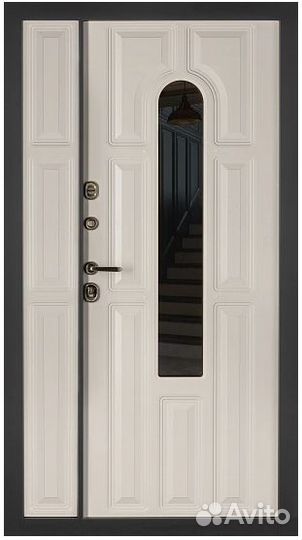 Сорренто Эмаль шоколад Ясень кремовый стеклопакет