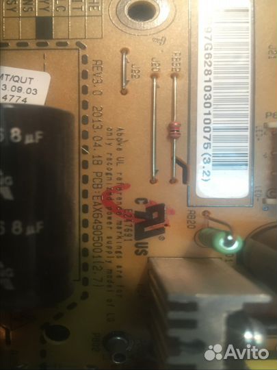 Запчасти для ЖК тв LG 32LA615V и 42LA615V