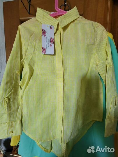 Рубашка. Для девочки 5-6 лет. Новая