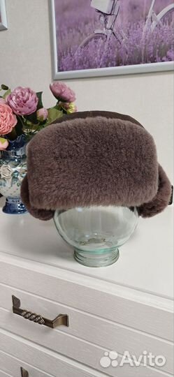 Мужская зимняя шапка ушанка меховая