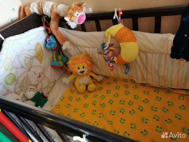 Кроватка трансформер с матрасом