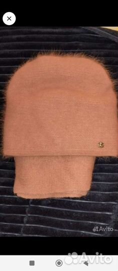 Комплект шапка и шарф женский