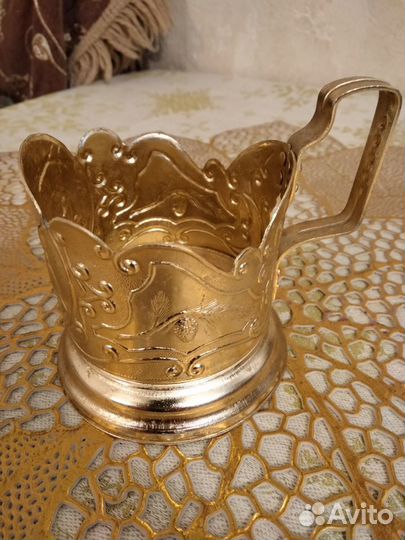 Подстаканник, деревянные рюмки,яйцо СССР