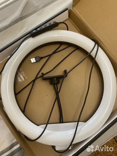 Цветная RGB 33см, Кольцевая лампа