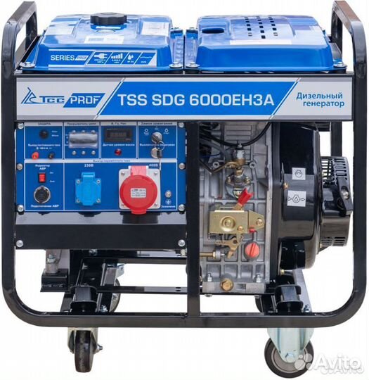 Дизель генератор TSS SDG 6000EH3A