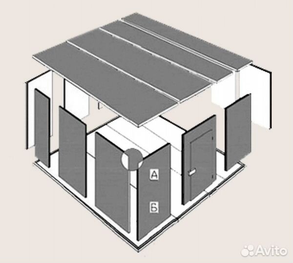 Холодильная камера 10.86м3 ппу100 Новая Вналичии