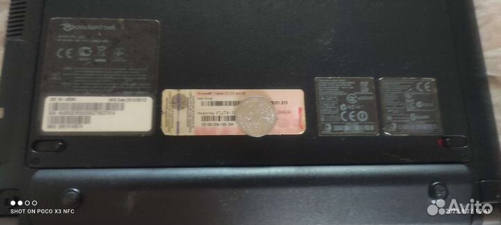 Packard bell ze7 нетбук