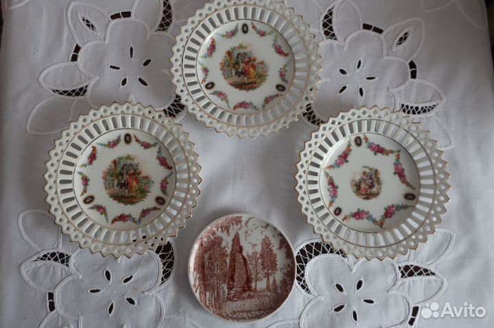 Тарелки винтажные коллекционные