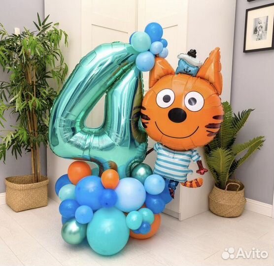 Воздушный шары цифра