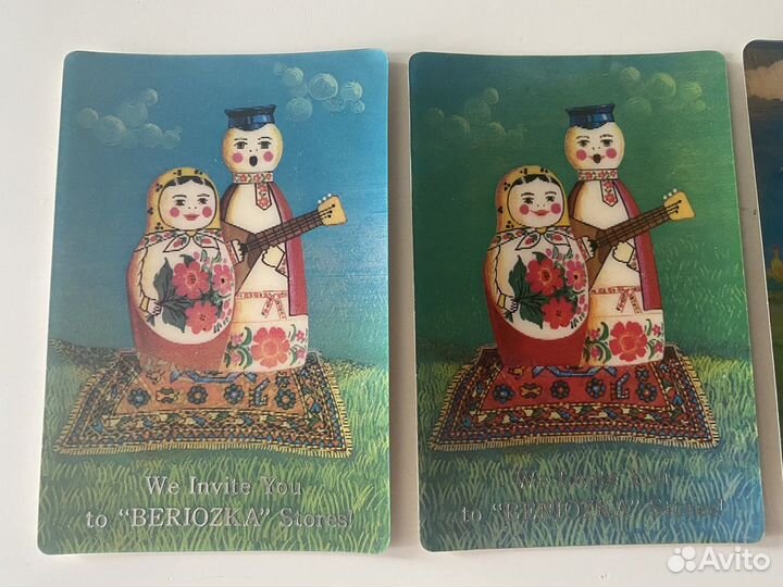 Календарики советские