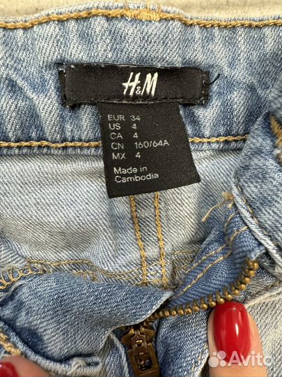 Джинсовая мини-юбка H&M