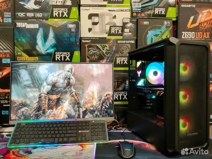 Для Игр Ryzen 9 7900X RTX 3080 10GB DDR5 32GB 1 Tb