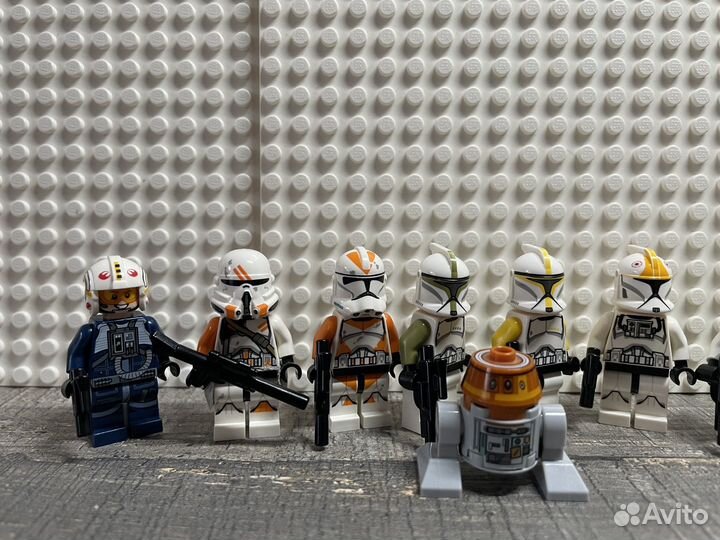 Lego Star Wars минифигурки клоны