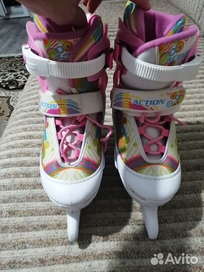 Коньки ледовые раздвижные