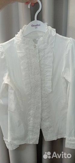 Блузка для детей школьная