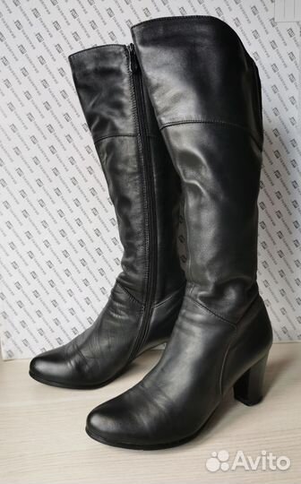 Сапоги кожаные 38
