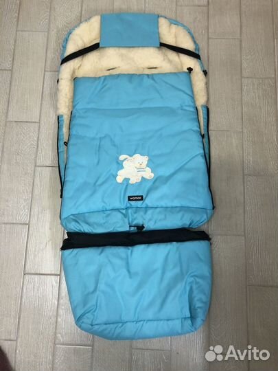 Конверт меховой зимний детский