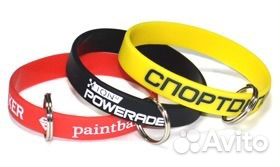 Силиконовый браслет с логотипом