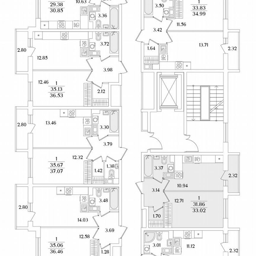 1-к. квартира, 33 м², 7/9 эт.