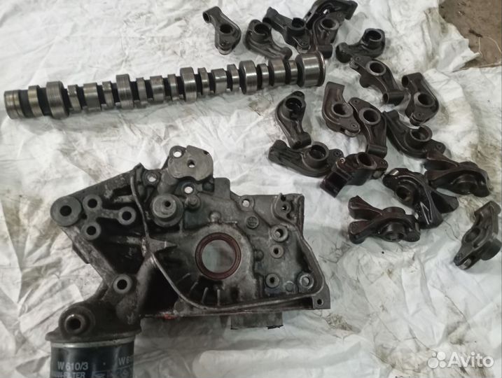Маслонасос,распредвал, рокера 4G18