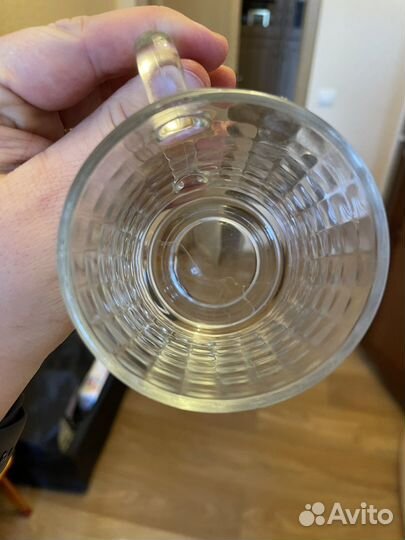 Кружка стеклянная 15шт