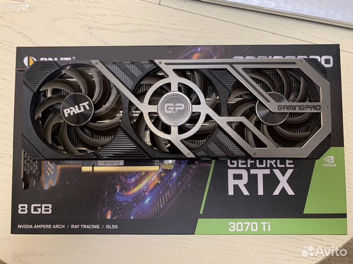 Видеокарта RTX 3070ti Palit GaimingPro 8 gb