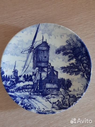 Колекционная тарелка.Голландия
