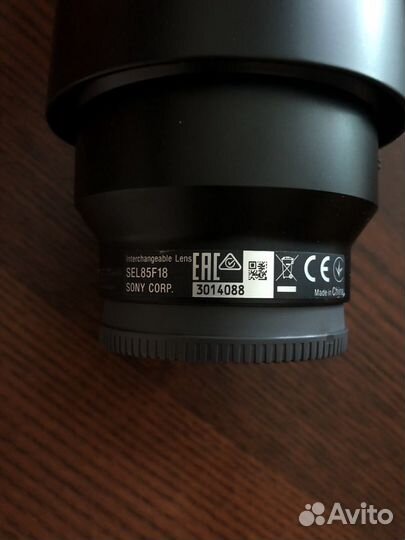 Sony FE 85mm f 1.8 (сост. нового)