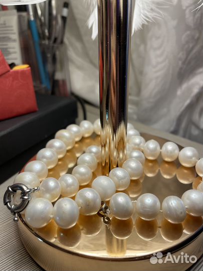 Бусы из натурального жемчуга