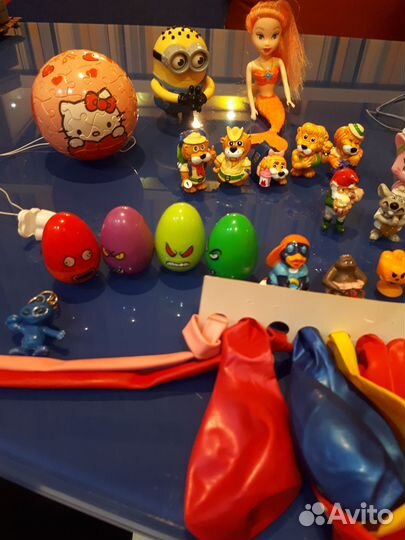 Игрушки из макдональдса,киндеры,миньон,боб,треснут