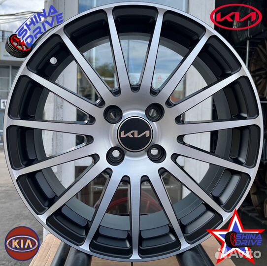 Диски Kia RS R16 4x100 Black Matt Groove