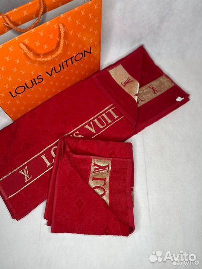 Красный комплект полотенец - 