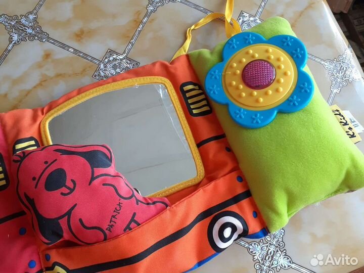 Паровоз музыкальный, тактильная игрушка