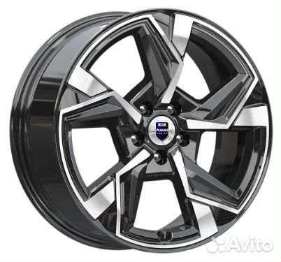 K&K Кайан (кс1012) : 7.5x18 5*112 Et:43 Dia:66.6 алмаз чёрный