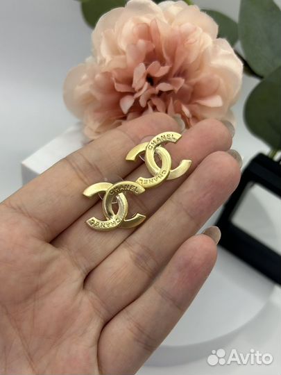 Серьги chanel