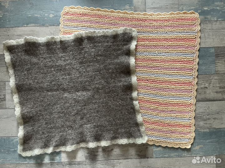 Одеяла вязаные