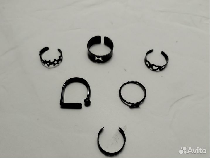 Колечки бижутерия