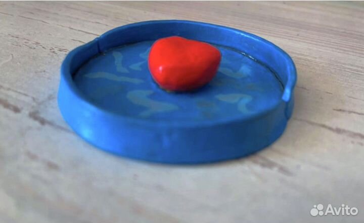 Тарелочки из глины декоративные