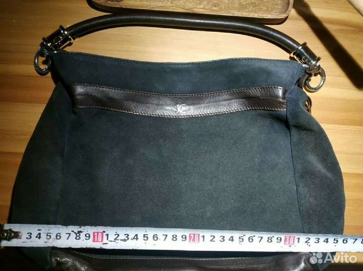 Сумка Guess,натуральная кожа +замша