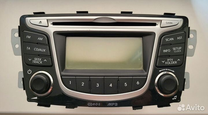 Магнитола hyundai solaris 1