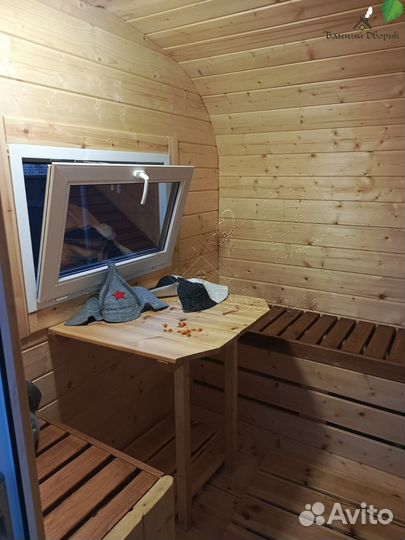 Баня-бочка 4м. Качество от производителя