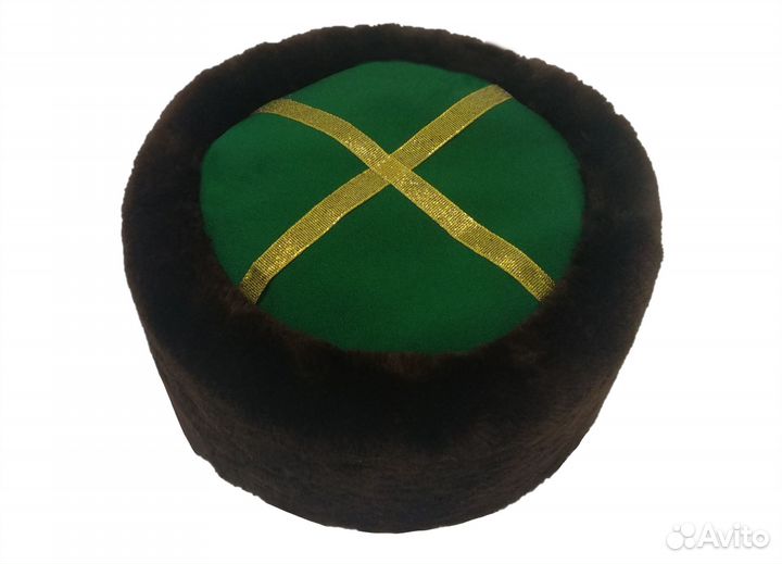 Кубанка из бурого мутона Лисенко