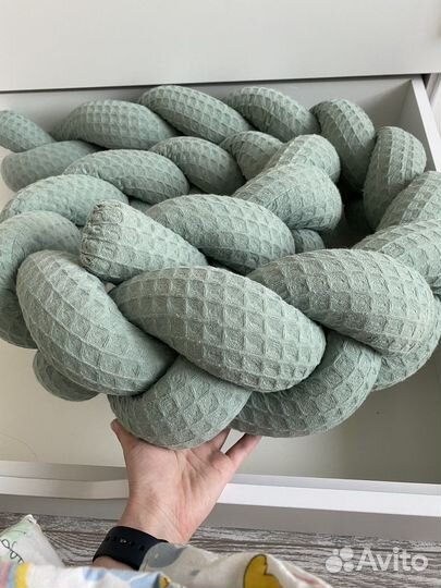 Бортик косичка вафля