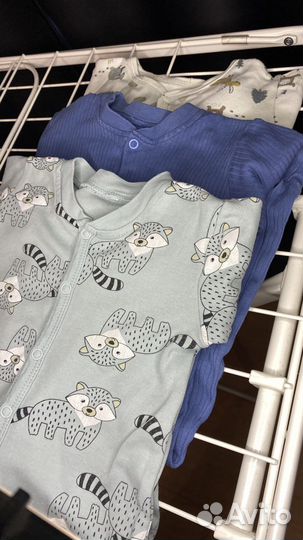 Комбинезоны (пакетом) детские нательные слип