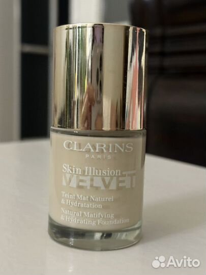 Clarins skin illusion velvet крем тональный