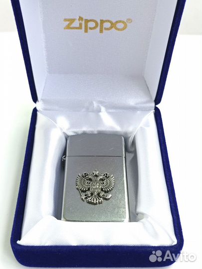 Zippo 1607 Slim Street Chrome Silver 925 оригинал