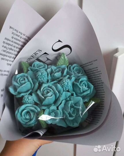 Букеты из шоколадных цветов